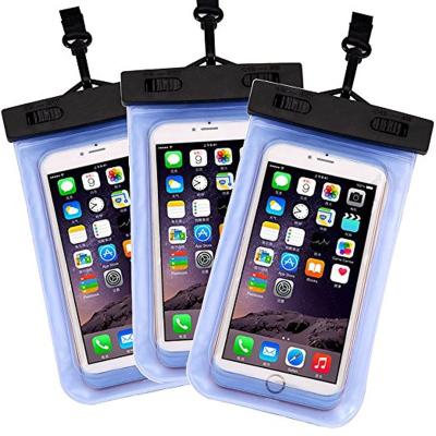 China High Protective Hot Selling Universal Water Proof PVC Cell Phone Cases Clear Pouch Waterproof Bag, Water Proof Cell Phone Bag With Lanyard for sale