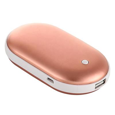 China Hand Warmer Gift Good for Familly 5200 mAh USB Rechargeable Hand Warmer / 5200mAh Hand Warmer Portable Power Bank with Charging Treasure for sale