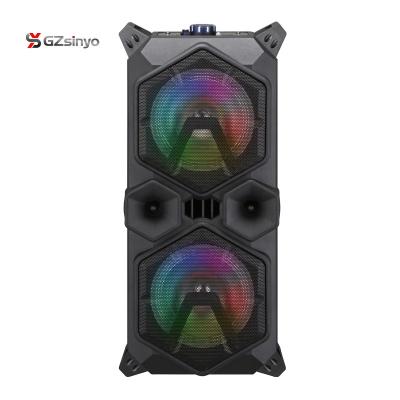 China Dual Affordable Wireless 6 Inch Professional Portable BT Amplifier Speaker With Rechargeable Battery for sale