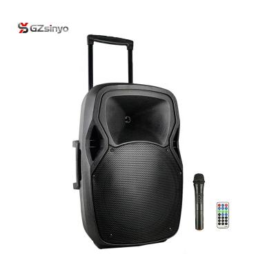 China Wireless Portable 15inch Karaoke Cart Amplifier With Speaker for sale