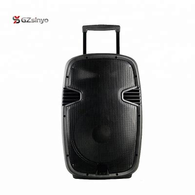 China Portable 15inch PA Wireless Battery Powered Speaker System With LED Screen Display for sale