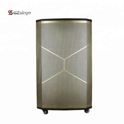 China 15 Inch Bass Portable DJ BT MDF Stage Radio Speaker With Battery for sale