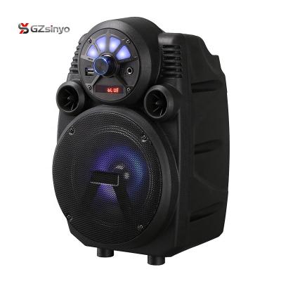 China 2021 Hot Sale 6 Inch Mini Portable Radio Trolley Speaker Outdoor Party Speaker for sale