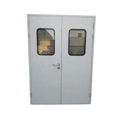 China Modern Airtight Galvanized Steel Door/ICU Hospital Steel Airtight Glass Doors Airtight Door for sale