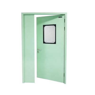 China Modern Powder Coated Stainless Steel Door For Purification Room Hospital Surgery Room Door for sale