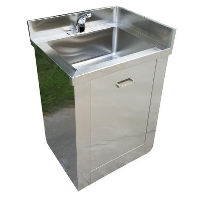 China With Customizable Faucet Operating Room Hand Wash Hospital Stainless Steel Medical Wash Sink for sale