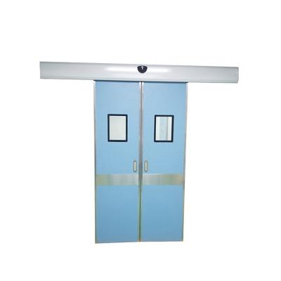 China Modern Food Factory Or Hospital Medical Glass Cleanroom Auto Airtight Sliding Door for sale