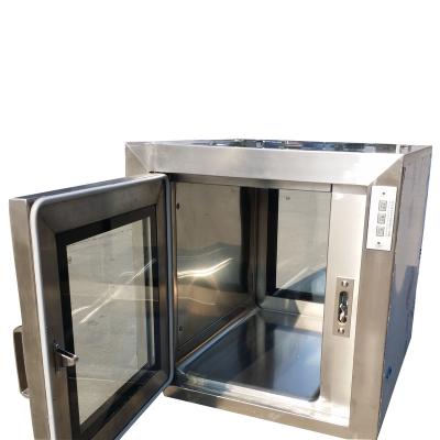 China Long-worklife Pharma Gmp Passage Box Hospital Window Transfer Air Purification Dynamic Passbox Modular Ordinary Equipment for sale