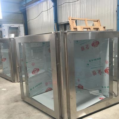 China Long-worklife New Type Purification Clean Room Pass Box Floor Mounted Transfer Window For Cleanroom for sale