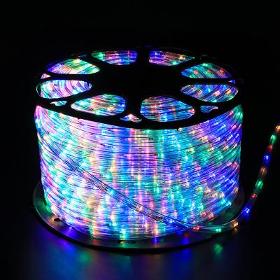 China Theme Park Diwali Pattern Light 100m Colorful Material Led Rope Lights Decorative Lighting for sale