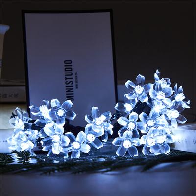 China Cherry Blossom 13ft 40 LED Flower Light with Remote Control Timer Decorative Lights for Nursery Girls Bedroom Cherry Blossom String Light for sale