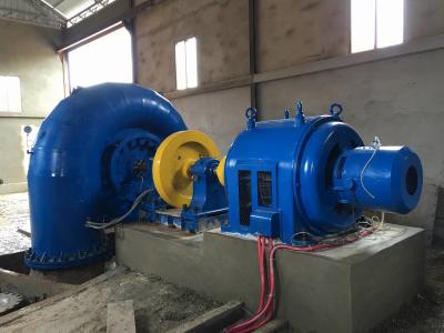 China High Speed Micro Francis Hydro Turbine , 400V Or 6300V Water Turbine Generator for sale