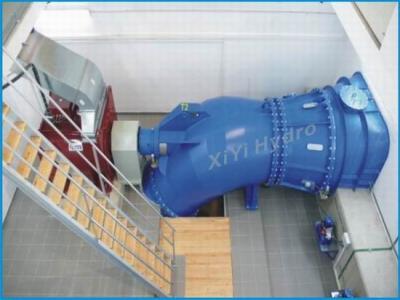 China 200KW Pico Tubular Turbine Generator / Small Hydro Power Plant Generation Machine for sale