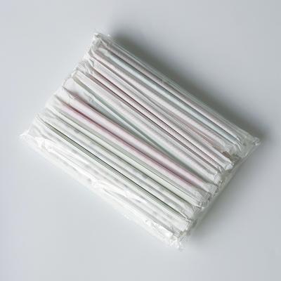 China High Quality Disposable Eco Friendly Biodegradable Individually Wrapped Drinking Paper Straw for sale