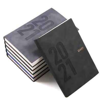 China Printed 2021 planner notebook with custom 2021 monthly calendar planners and annual plans schedule notebooks a5 for sale