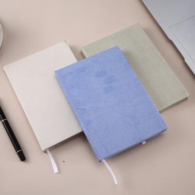 China Custom Diary Creative Special Notebook Hardcover Cloth Fabric Logo for sale