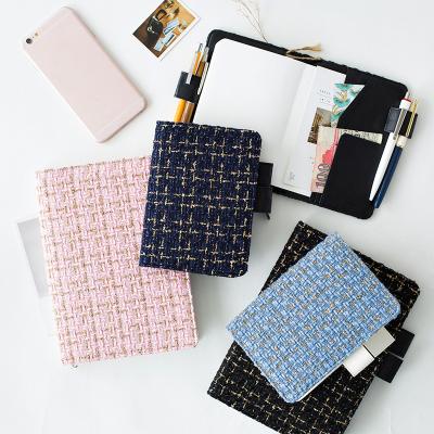 China Creative Personalized Gift Stationery A5 A6 Cloth Cover Diary Notebooks for sale