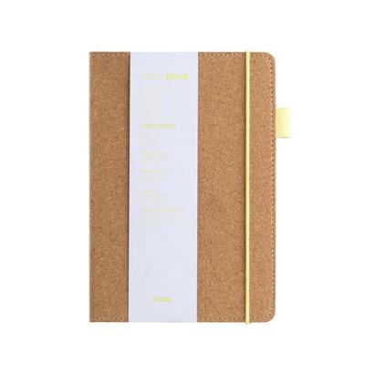 China Hot Selling A5 Amazon Gift Eco-Friendly Creative Custom Diary Cork Wooden Cover Notebook for sale