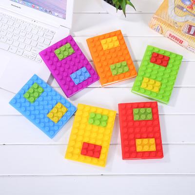 China A6 Block Silicone Cover Softcover Fancy Constituent Soft Journal Notebook for sale