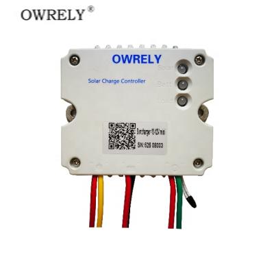 China Charger controller Owrely SC-10--mini solar PWM charge controller 10A for solar lighting for sale