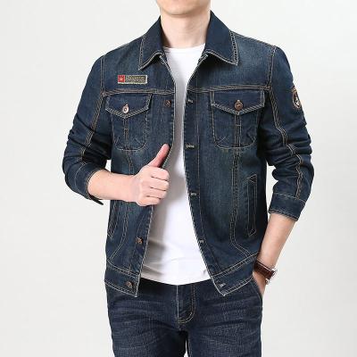 China 2022 Wholesale QUICK DRY Fashion Men's Denim Jackets Outwear Men's Jean Jacket /canvas Men's Bule denim jacket for sale