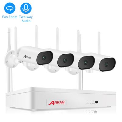 China Hot Selling Wireless PAN-TILT 3MP 4CH Surveillance Pan&Tilt Camera System IP66 Night Vision Security CCTV Wireless Waterproof System for sale