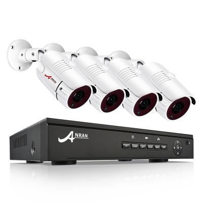 China Integrated Siren Channel ANRNA 3MP 4 1080P 4CH CCTV NVR Dome Home POE CCTV Camera for sale