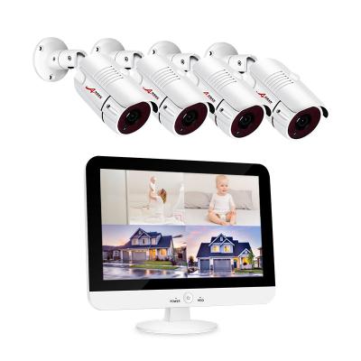 China ANRAN 1080P HD Siren Camera Kits 4ch AHD Security CCTV DVR Integrated Camera System with 2mp AHD Outdoor Camera for sale