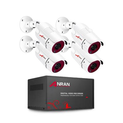 China ANRAN AHD Siren Built-in 5MP DVR Kit with 4 Channel Outdoor/Indoor Waterproof CCTV IP Security Video Surveillance System for sale