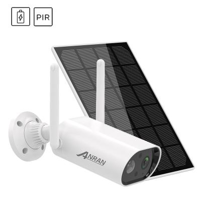 China ANRAN IP66 3MP Solar PIR Powered Battery Camera Wireless Built-in Siren CCTV Waterproof Security Camera for sale