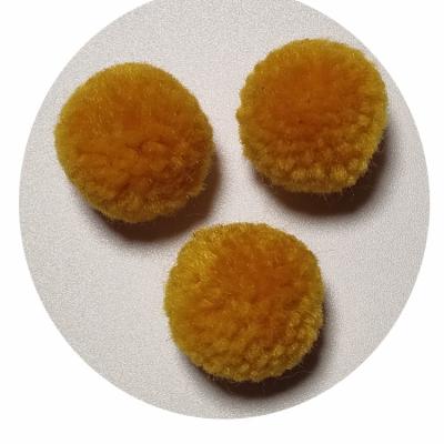 China For Craft Goods Polyester Yarn Ball 2.5cm Pom Poms Ball Custom Decoration High Quality Hair Ball for sale