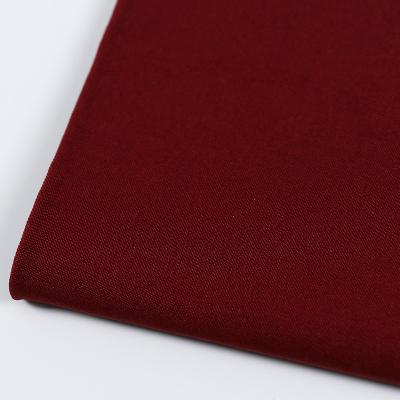 China Dye Bengaline Pants Fabric 75%viscose 21%nylon 4%spandex Anti-Static Dull Red Grosgrain for sale