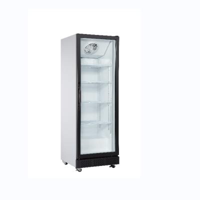 China Hotel SUILING 460L Glass Door Refrigerator Refrigerator Cooler Upright Beverage Display LGT-460WL for sale