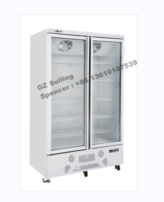 China Hotel SUILING TWO DOOR UPRIGHT FREEZER WITHOUT LIGHT BOX LD-920M2WP for sale