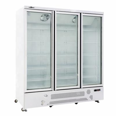 China Luxury Glass Display Refrigerator Upright Freezer Freezer Commercial Upright Single-Temperature Door Showcase Equipment for sale