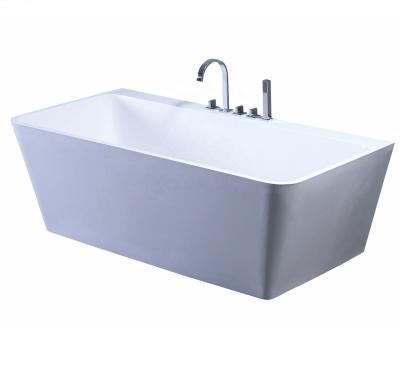 China Hot Selling Freestanding Bathroom Tubs Marble Spa Bathtub For Hotel Customized Popular New Design Cast Stone Bath for sale