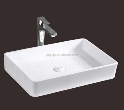 China Resin Basin-Bathroom Stone Countertops Modern Solid Outdoor Stone Basin M659-600 for sale