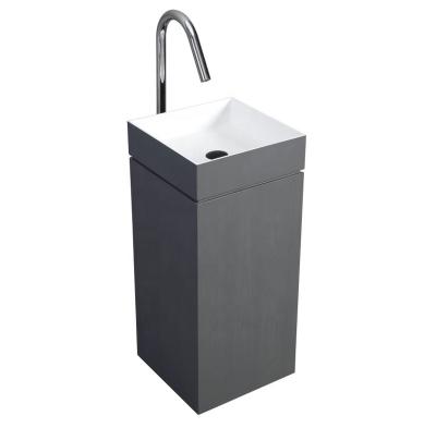 China New Design Bathroom Sink Modern Sanitary Solid Outdoor Wash Basin Hot Sale White Ware OEM for sale