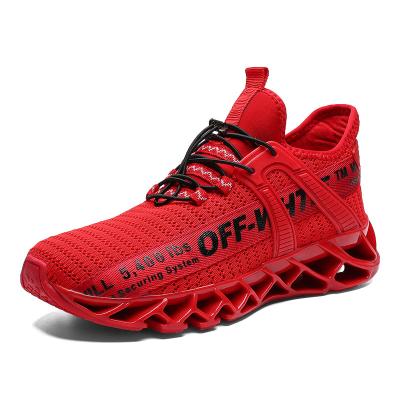 China Fashion Trend 4 Colors Sneakers Men's Sporty Running Blade Tennis Style Walking Shoes for sale