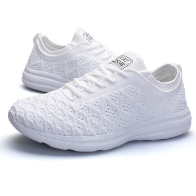 China Fashion Trend Women Sneakers 3D Woven Ladies Lightweight Stylish Athletic Shoes for sale