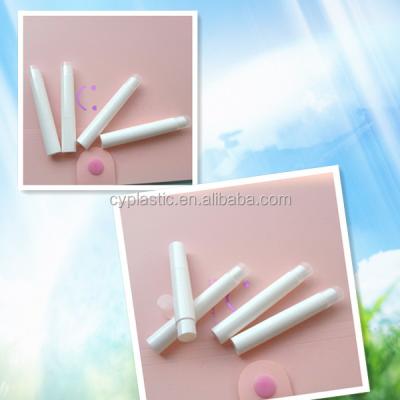 China Cosmetics slim lipbalme tube, ABS lip balm container model CY-2014 for sale