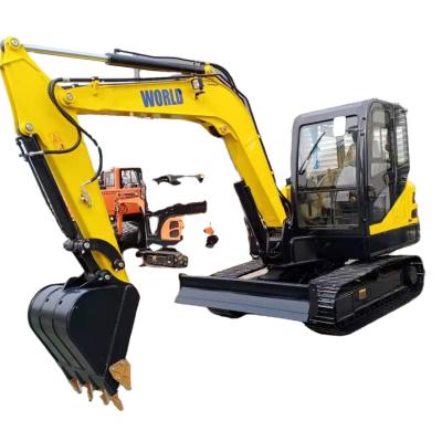 China Cheap Used 4 Ton 6 Ton World Small Bucket Machine Excavator W265 0.15-0.21 CBM for sale