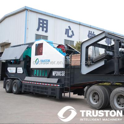 China Low Price Coke Rubber-typed Mobile Crusher and Screen Plant/Stone Crushing Machinery/Production Line, China Top Manufacturer/Factory for sale