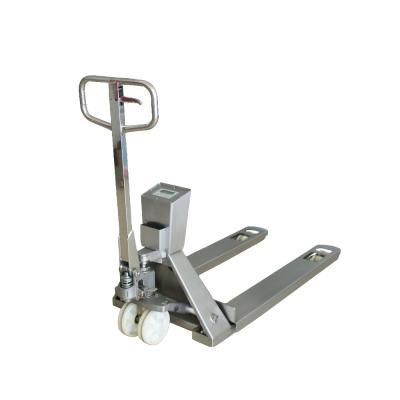 China Construction worksÂ   Manual lift forklift transpallet trolley stainless steel hand pallet truck for sale