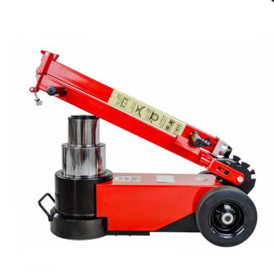 China Car Lifting Double Knot Air Hydraulic Floor Jack 50t 25t For Truck for sale