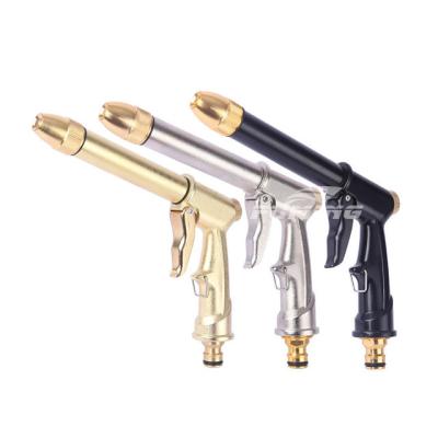 China Entry Luxury aluminum alloy pressure water gun dedicated car wash water gun sprinkler cleaning supplies for sale