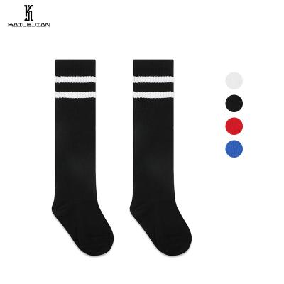 China Wholesale Custom Breathable Netting Anti Slip Football Long Grip Socks With Logo for sale