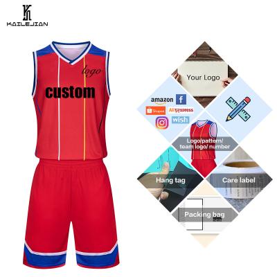 China 2022 new breathable basketball suit boys and girlsuniforms for competition basketball singlet sports wear for sale