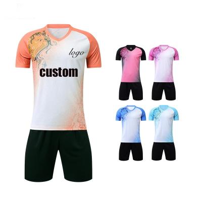 China Wholesale Newest High Quality Fashion Football Shirt Football Jersey Soccer Shirt Sets for sale