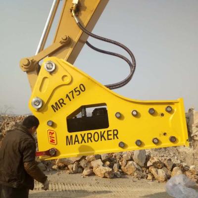 China Hydraulic Construction Machinery MAXROKER 155mm Chisel Rock Breaker For Cat 320 for sale